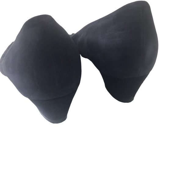 Marc Jacobs blue suede peep-toe pumps chunky low heel Size 37.5 / 7.5 - Picture 5 of 9